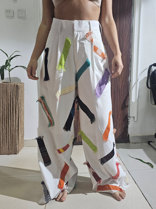 Patch Linen Pant