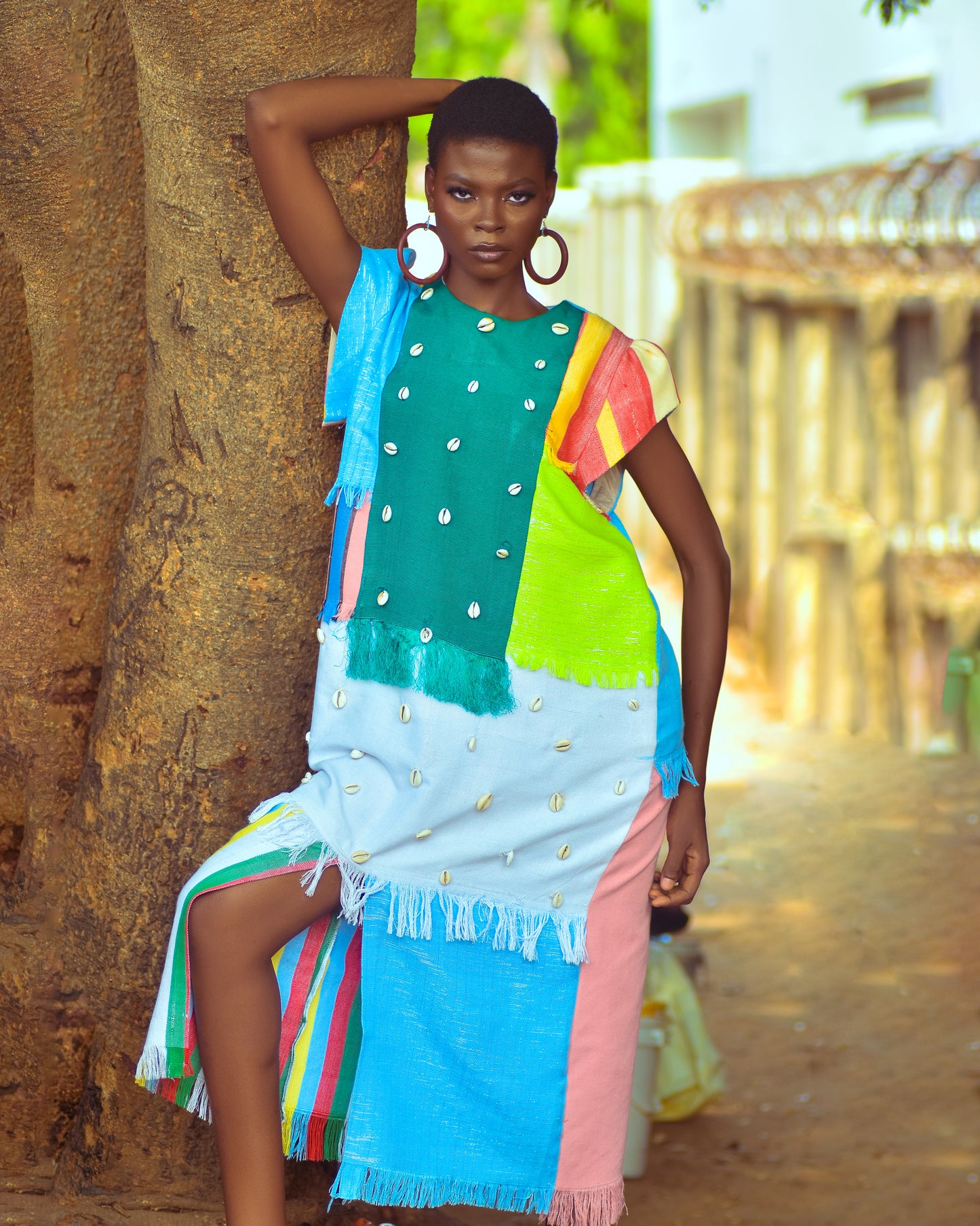 Reyi Patch Dress