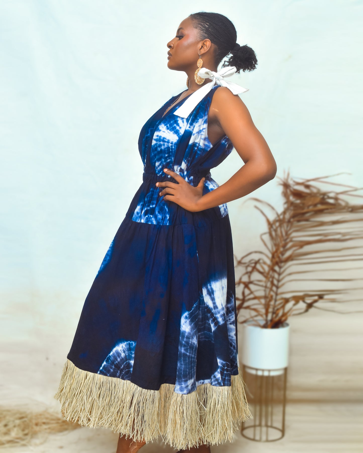 Tiza Raffia Dress