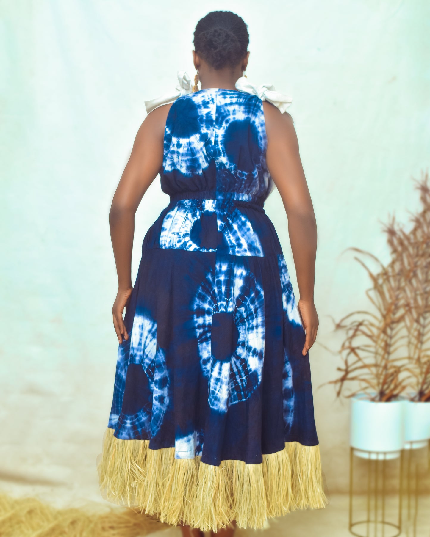 Tiza Raffia Dress