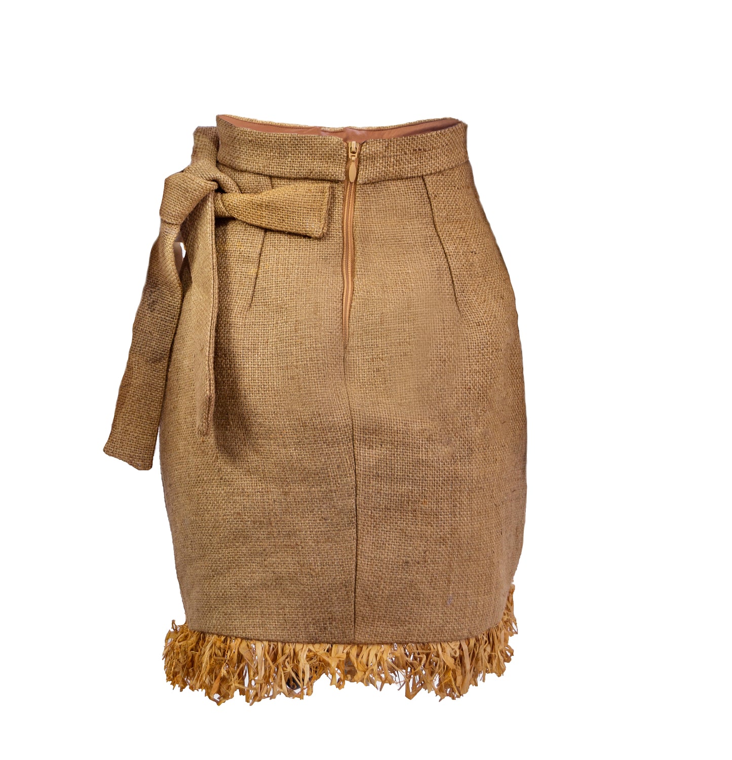 Tudor cowries Shirt and Jute Skirt