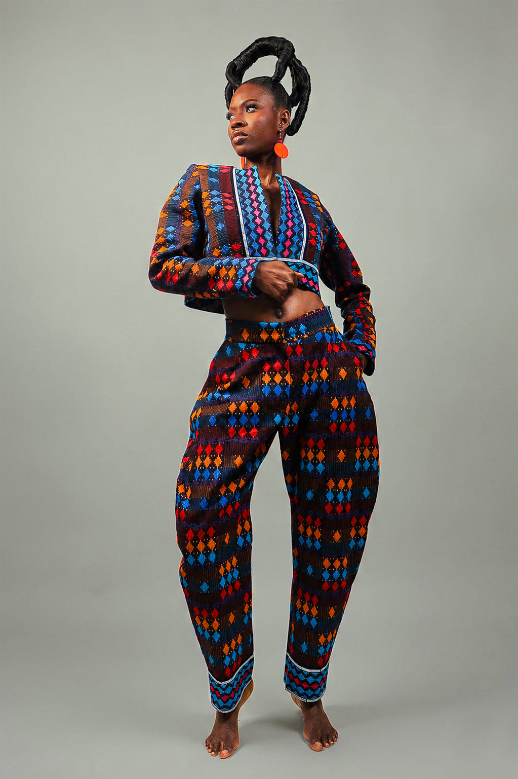 Izi Crop Jacket and Pant Set
