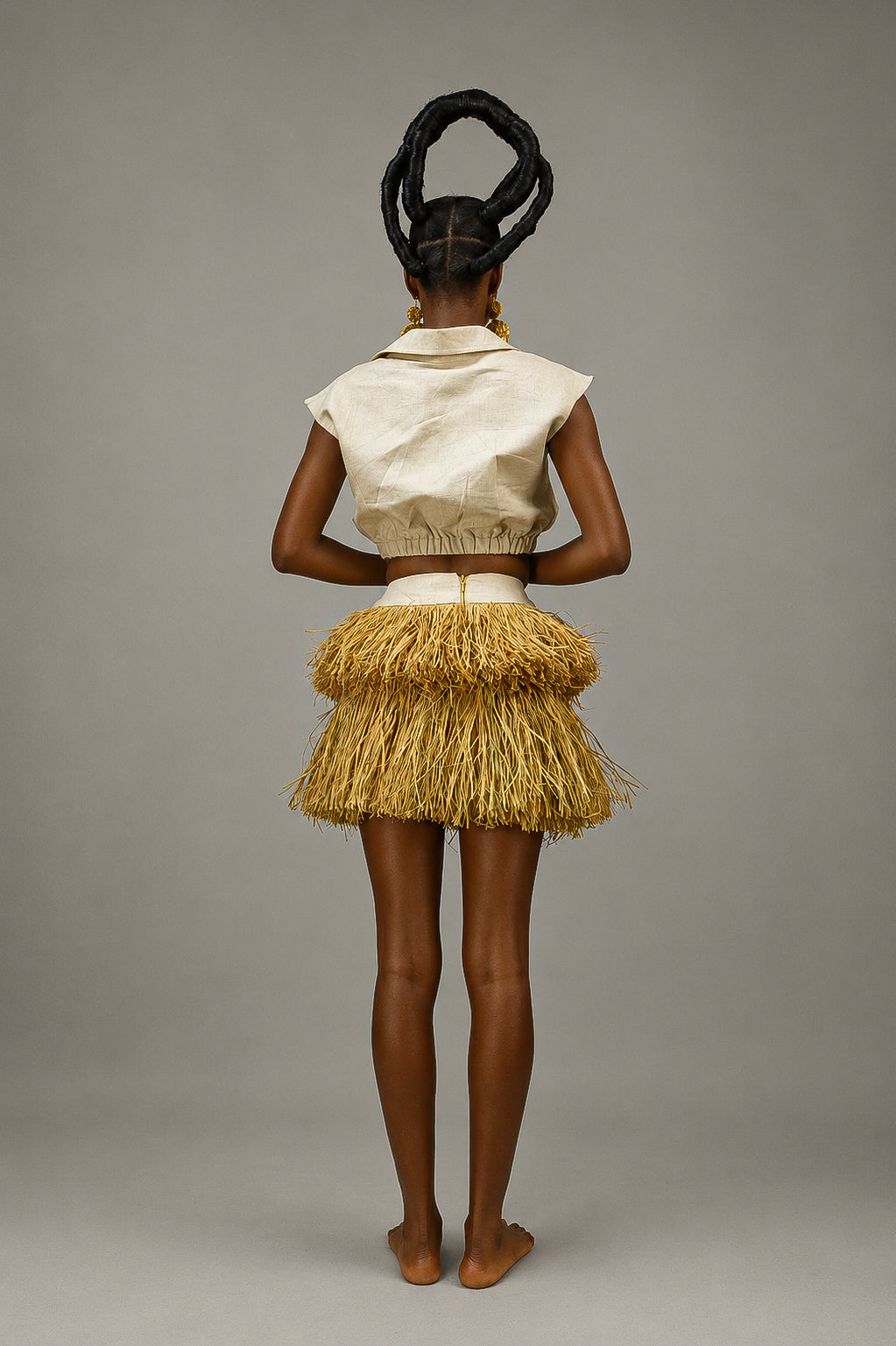 Nkwado Raffia Set