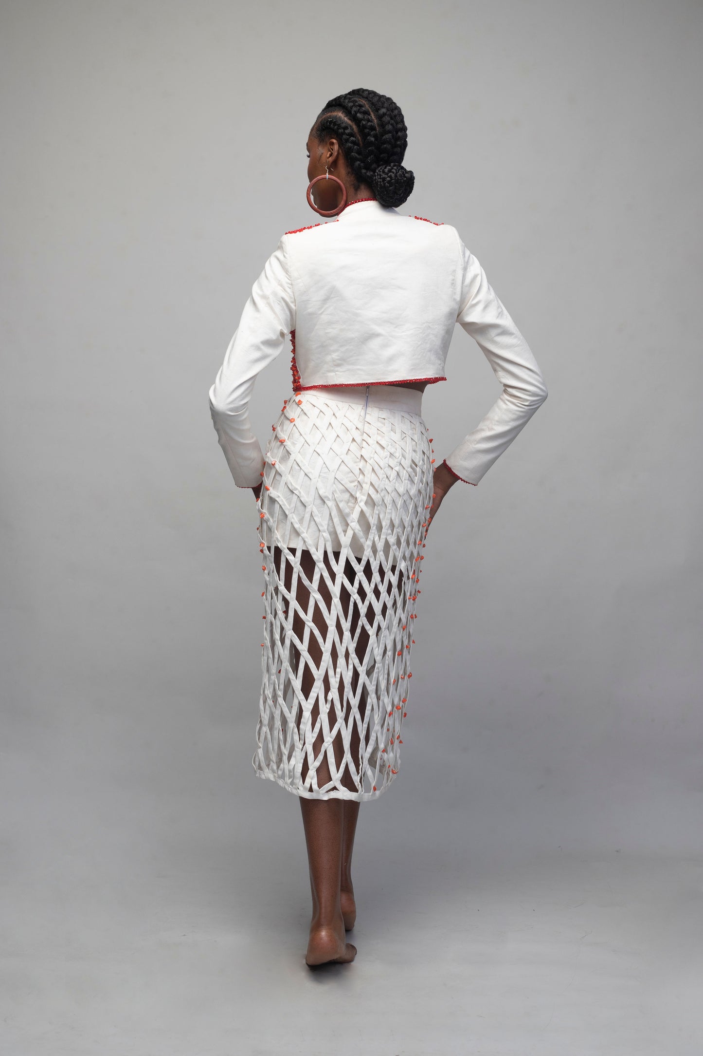 Ari Crop Jacket and Skirt Set