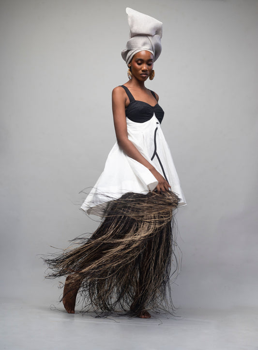 Ijele Raffia Dress