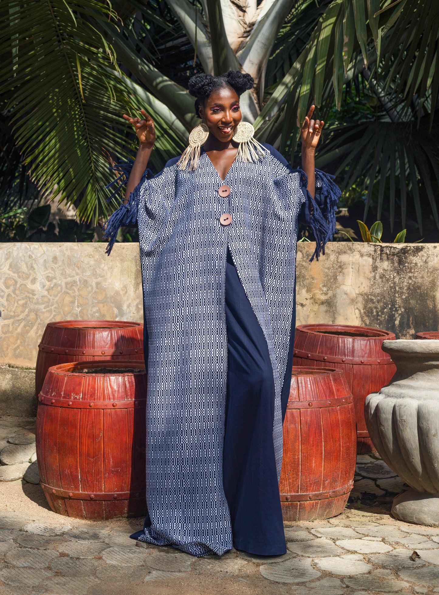 Onu Oversized Kimono and Pant