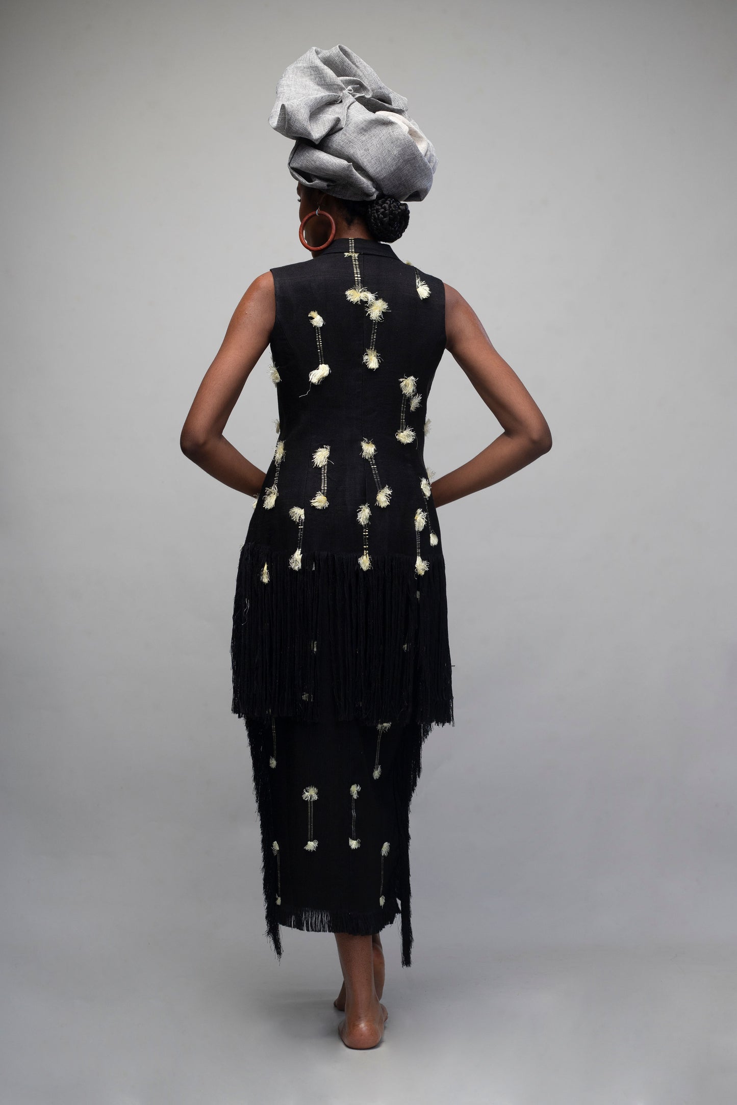 Lolo Armless Jacket and Skirt Set