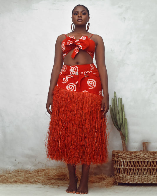 Ovivi Red Two-Piece