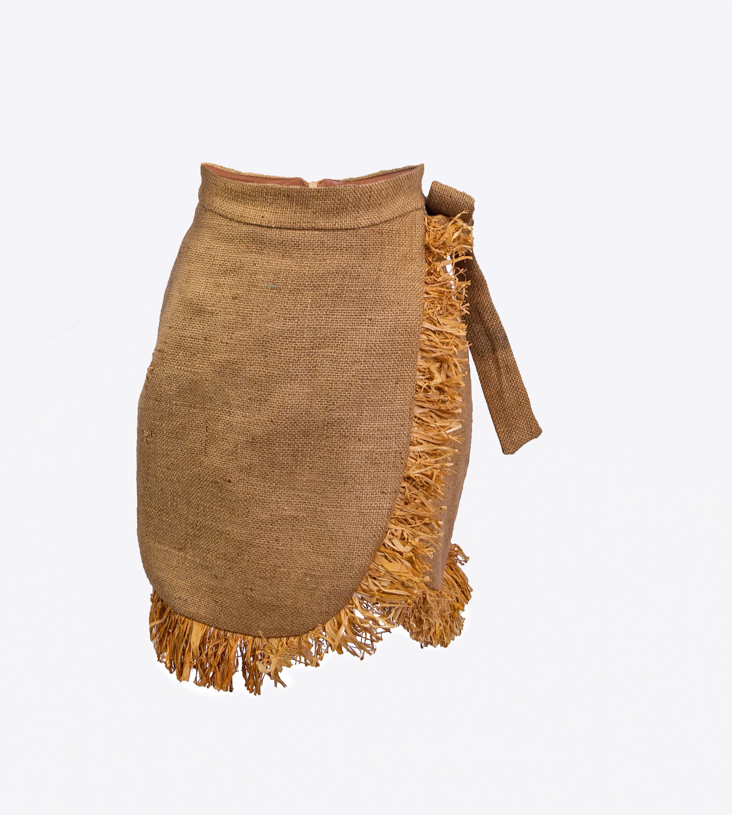 Tudor cowries  Shirt and Jute Skirt