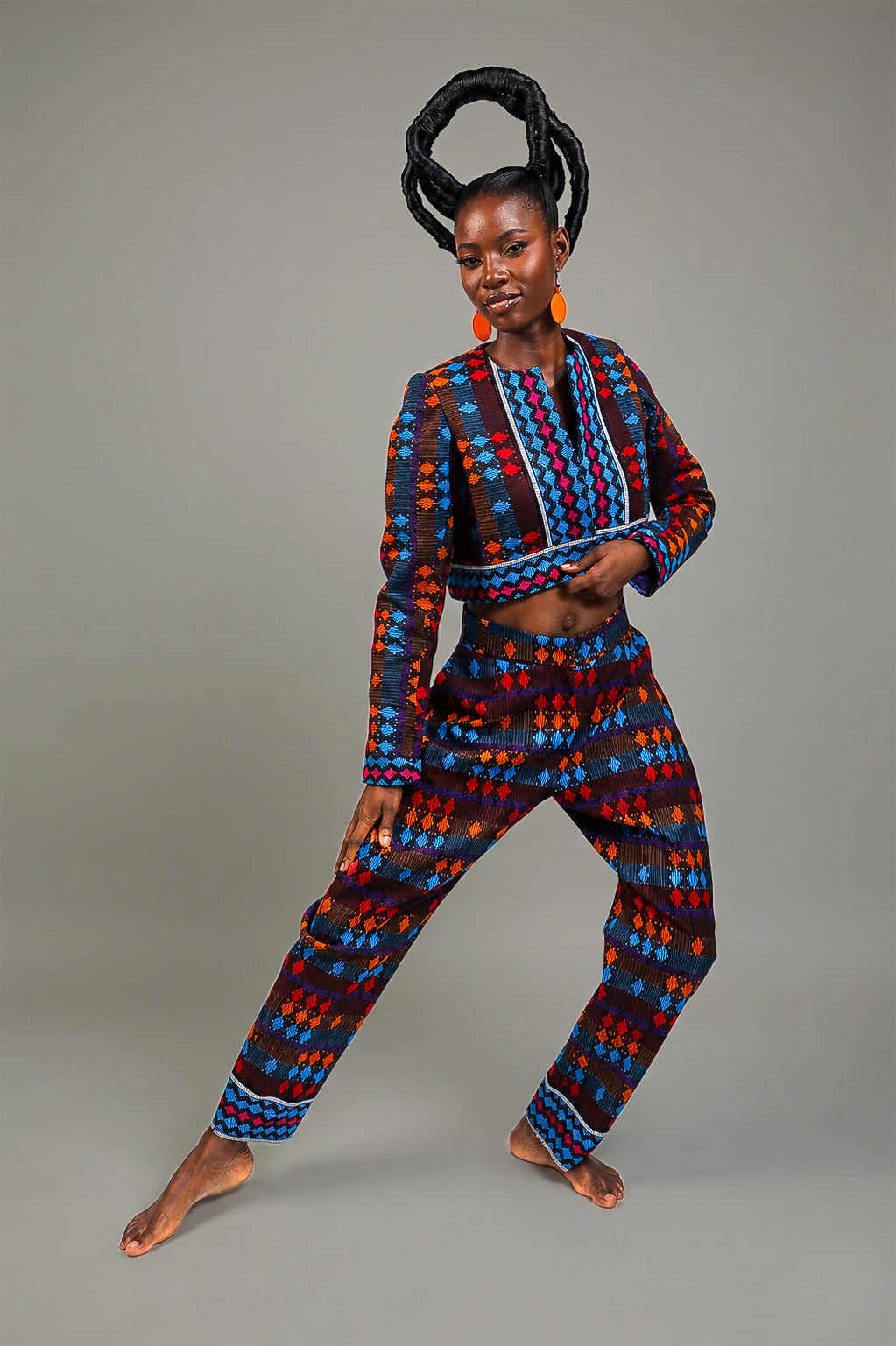 Izi Crop Jacket and Pant Set