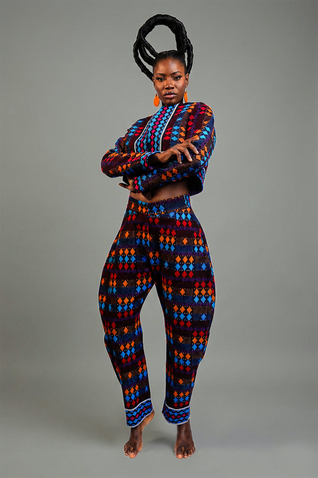 Izi Crop Jacket and Pant Set