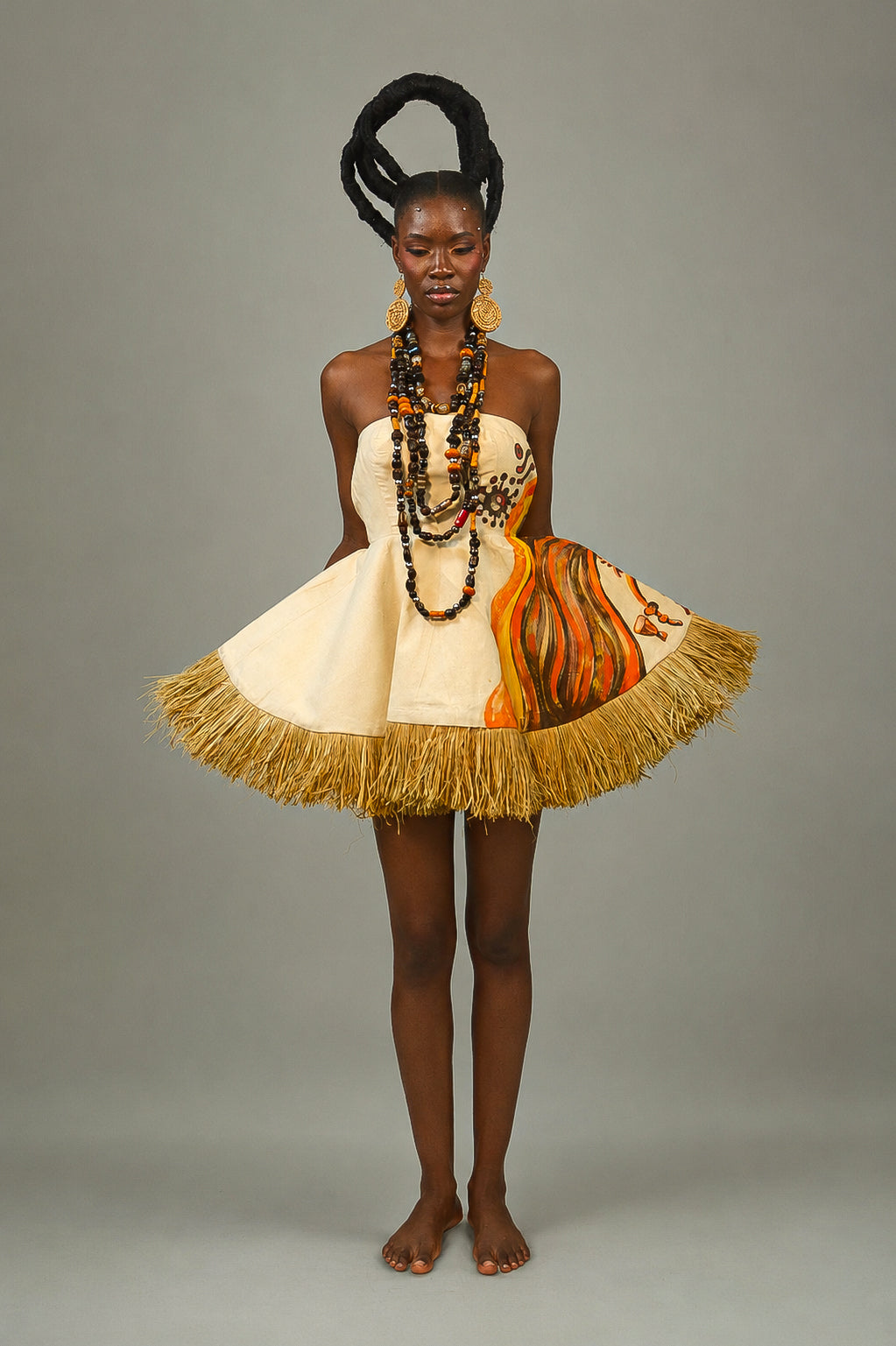 Achala Hand Painted Dress