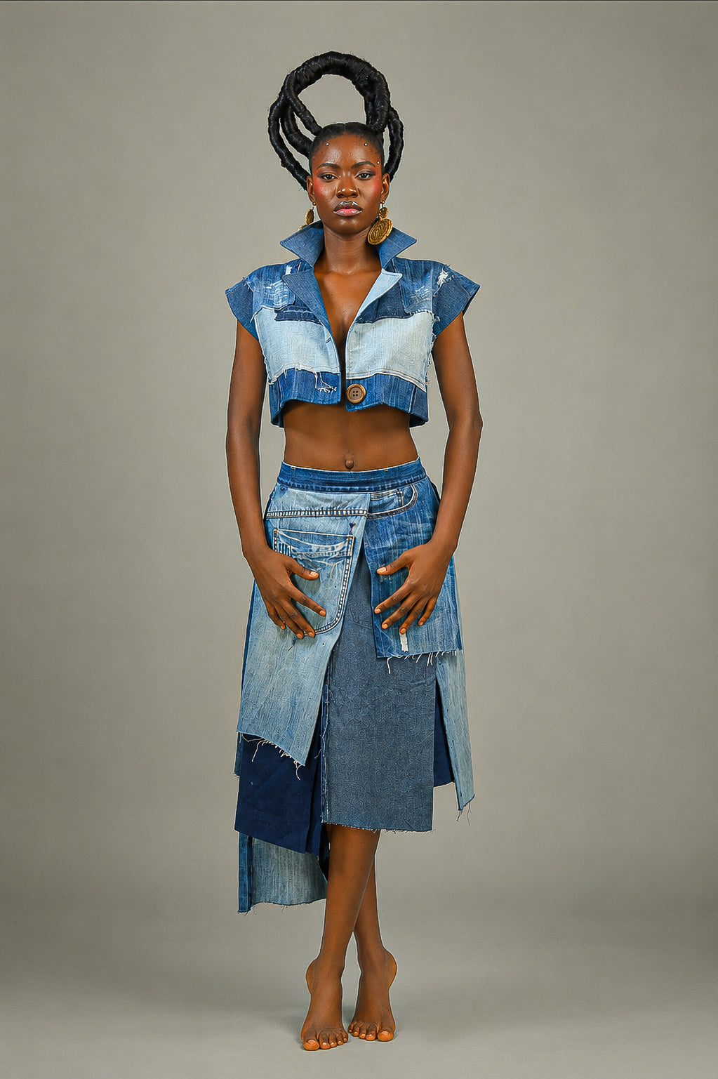 Denim Deconstructed Two Piece