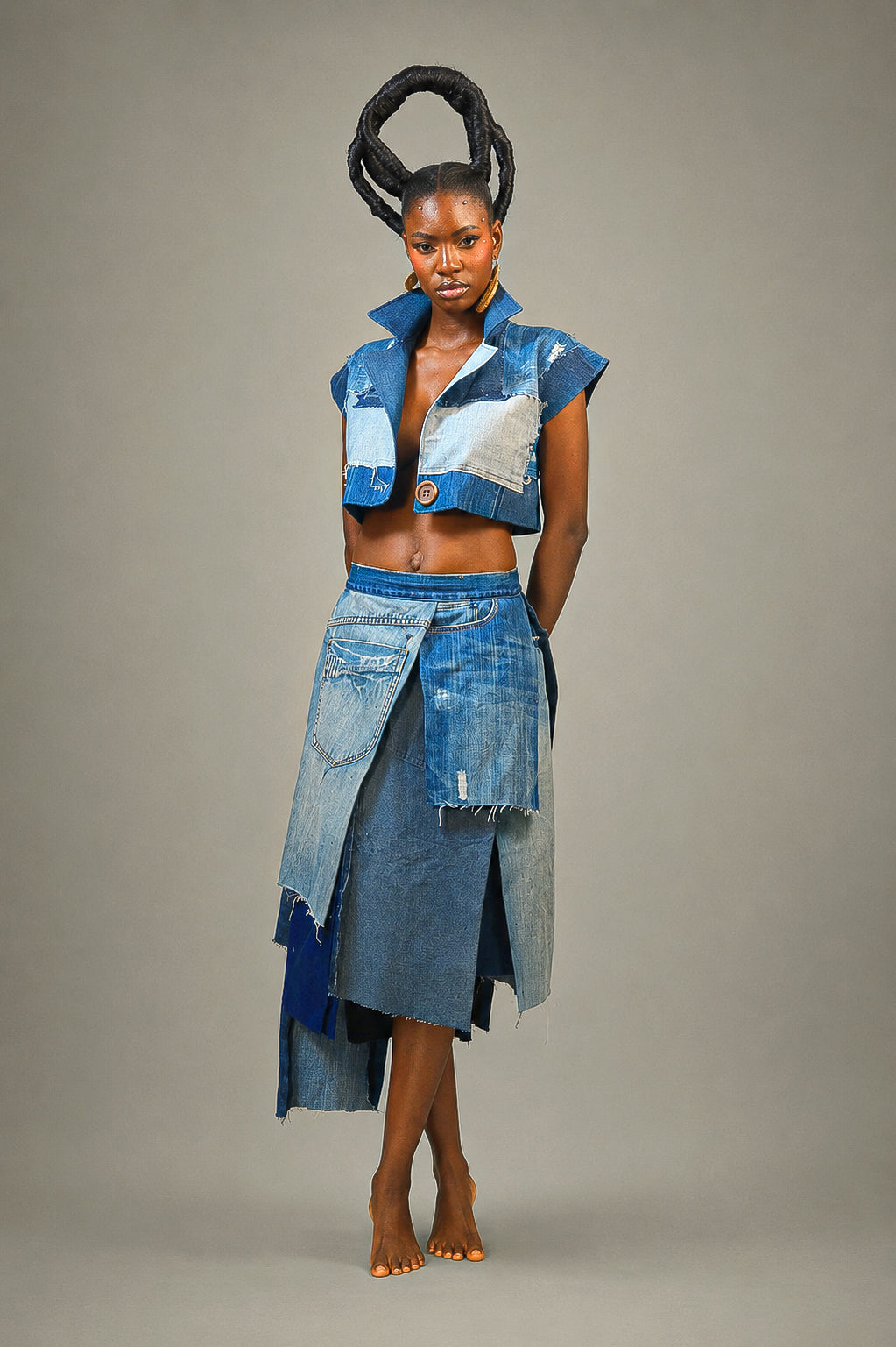 Denim Deconstructed Two Piece