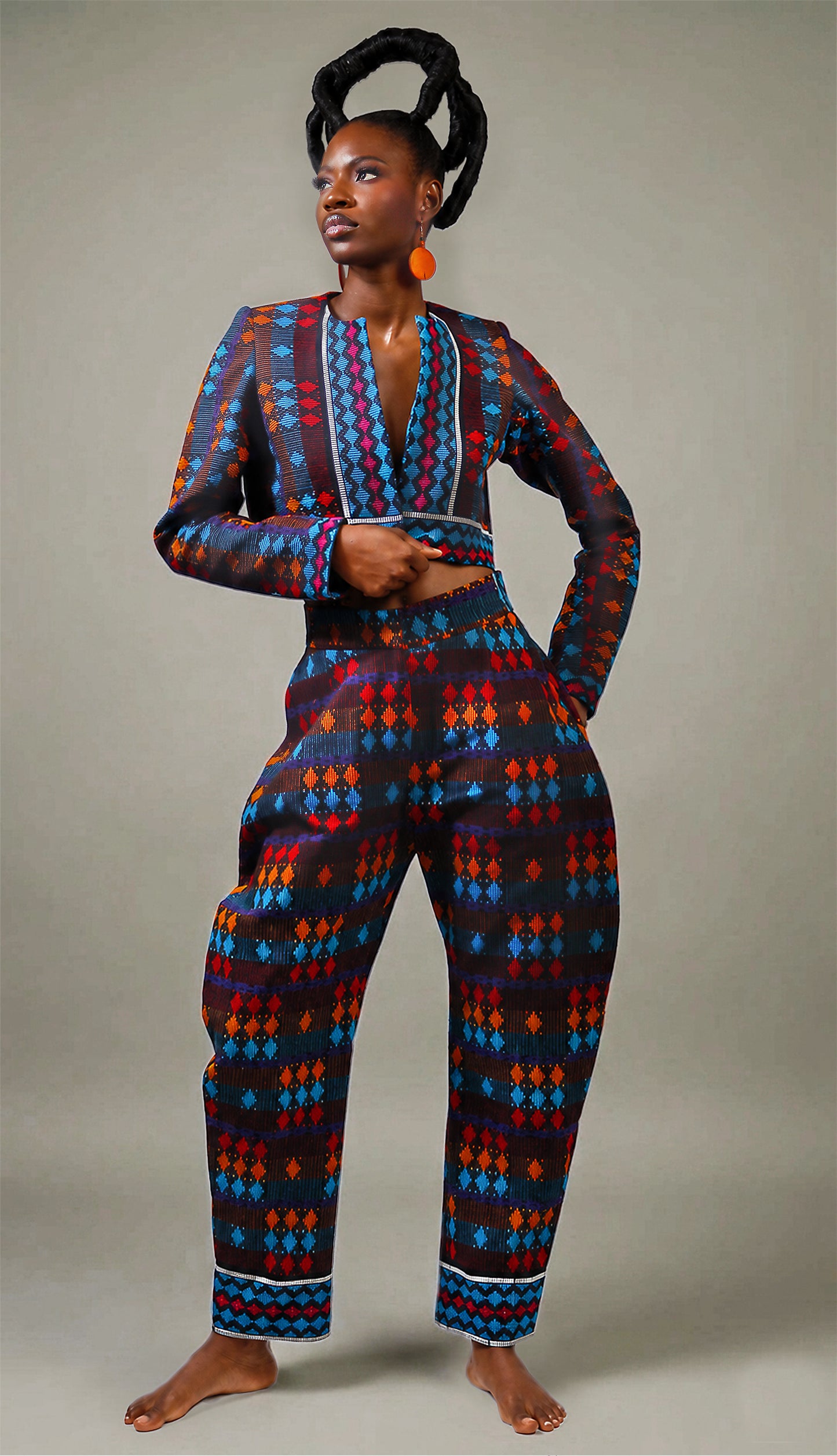 Izi Crop Jacket and Pant Set